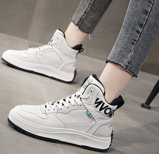 Tenis Blancos Plataforma para Mujer - Estilo Casual Elevado - Image 8