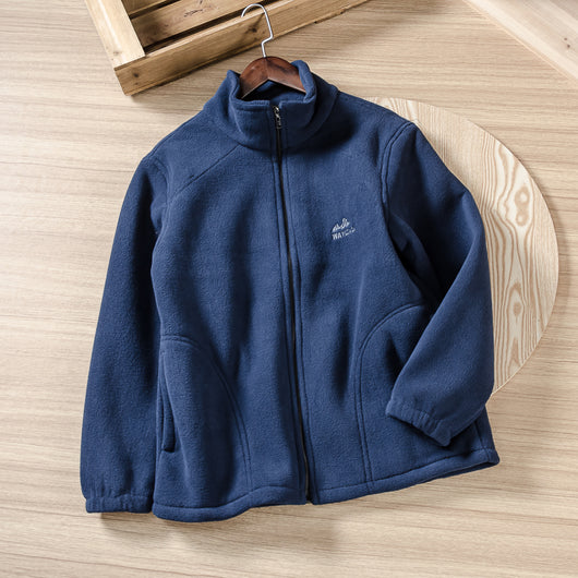 Chaqueta Polar Bordada de Hombre - Diseño Versátil para Cualquier Ocasión - Image 5