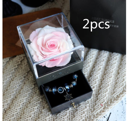 Caja de Joyero con Rosa Eterna - Regalo Perfecto para Amor y Ocasiones Especiales - Image 17
