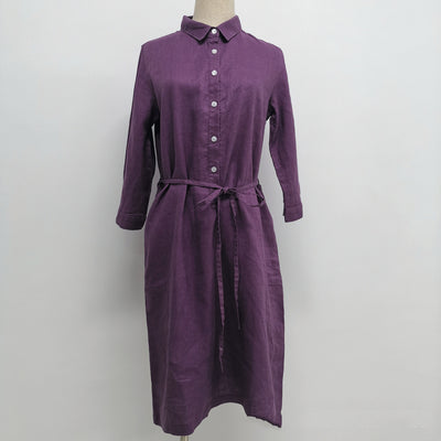 Cardigan Vestido Clásico Abotonado Largo para Mujer - Image 6