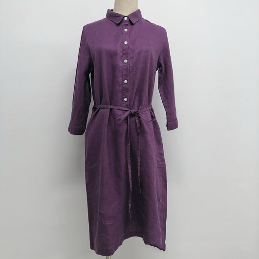 Cardigan Vestido Clásico Abotonado Largo para Mujer - Image 6