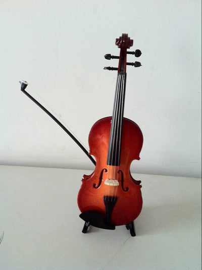 Violín en Miniatura - Ornamento Decorativo y Accesorio Fotográfico - Image 8