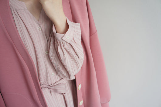 Vestido Camisero Mujer con Patrón Vertical Francés - Image 10