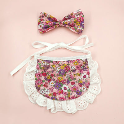 Babero Pañoleta Encaje Gato Estilo Princesa con Decoración - Image 16
