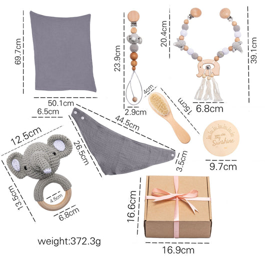 Conjunto Completo de Ropa y Accesorios para Recién Nacido - Kit Regalo Mes del Bebé - Image 9