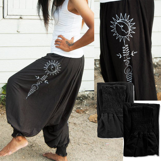 Pantalones Estampados Sueltos y Ligeros - Image 8