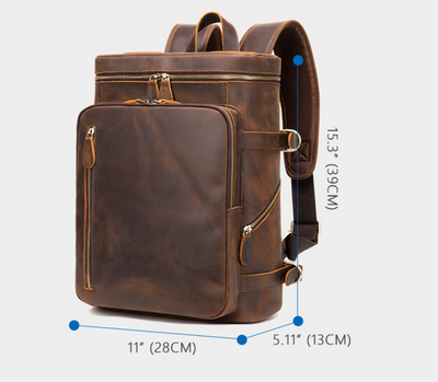 Bolso Bandolera Hombre Cuero Retro Estilo Coreano - Image 8