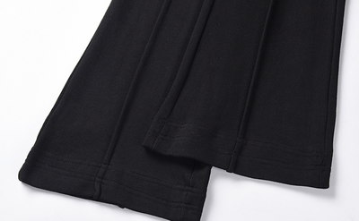 Traje Casual Negro Personalizado con Pantalones de Sudadera para Hombre - Image 16