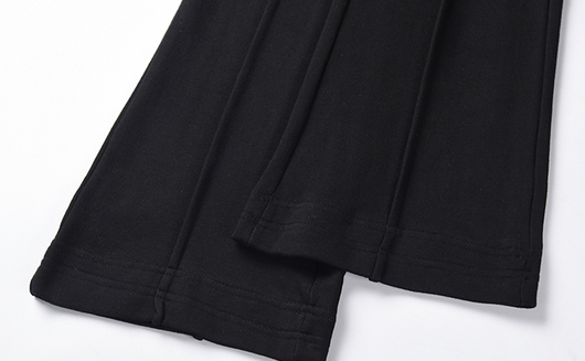 Traje Casual Negro Personalizado con Pantalones de Sudadera para Hombre - Image 16