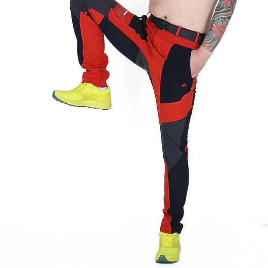 Pantalones de Senderismo Impermeables Slim Fit con Forro Polar para Hombre - Image 13