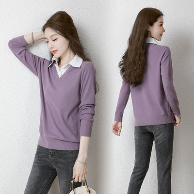 Suéter Holgado Bicolor para Mujer - Diseño Versátil y Cómodo - Image 11