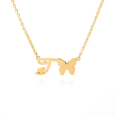 Collar Colgante Mariposa con Inicial Personalizada - Image 19