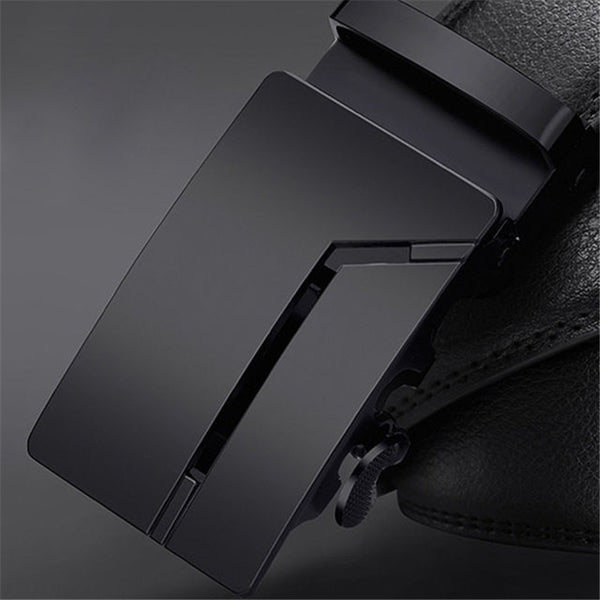 Cinturón Automático Negro Clásico para Hombre - Hebilla de Ajuste Rápido - Image 11