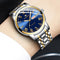 Reloj de Moda para Hombre con Banda de Acero Inoxidable y Esfera Luminosa