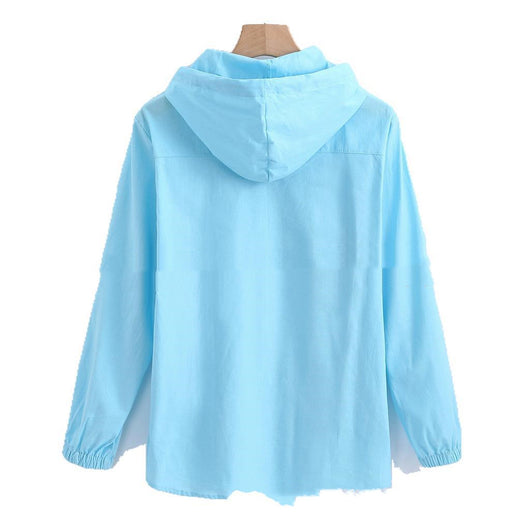 Camisa Hoodie Hombre Algodón y Lino Manga Larga Transpirable - Image 5