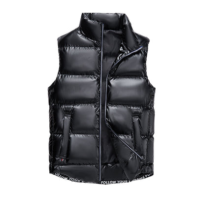 Chaleco Acolchado Brillante para Hombre - Image 2