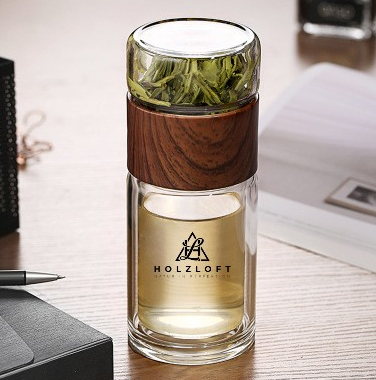 Tazas de Té Personalizadas de Doble Capa con Logo - Image 9