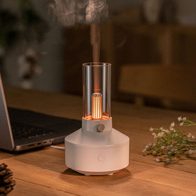 Humidificador Ultrasónico Retro 150ml con Luz Nocturna y Difusor de Aromas - Image 3
