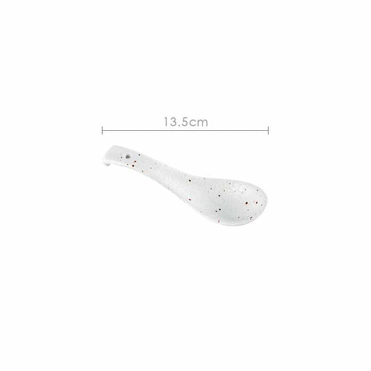 Juego de Vajilla de Porcelana: Platos y Cucharas para Comedor - Image 9