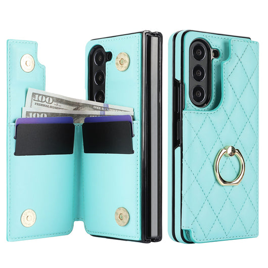 Funda de Cuero con Doble Hebilla para ZFOLD56 y ZFOLD34 - Estilo Clásico - Image 10