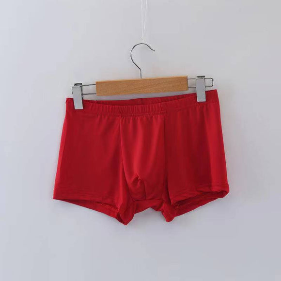 Bóxers de Seda Helada para Hombre - Diseño Liso y Transpirable