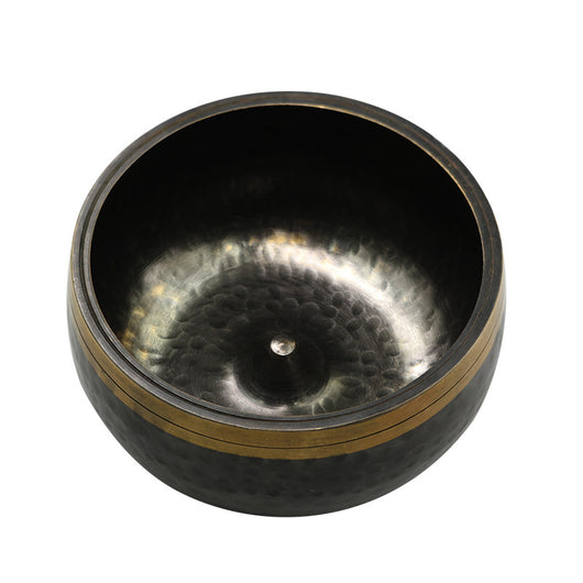 Cuenco Tibetano Buda Oro Negro para Meditación y Sonido - Image 5