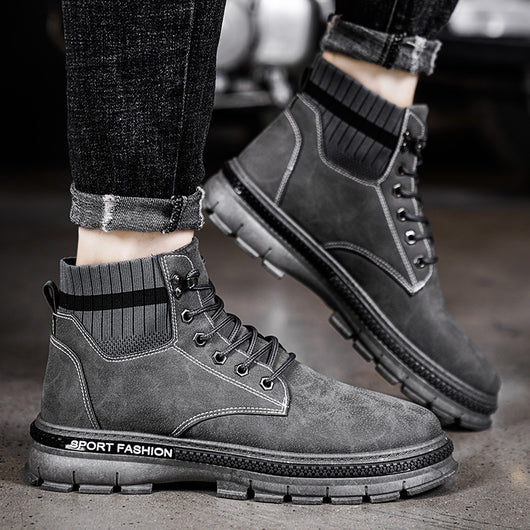 Botas Casuales Coreanas para Hombre - Estilo Moderno y Versátil - Image 13