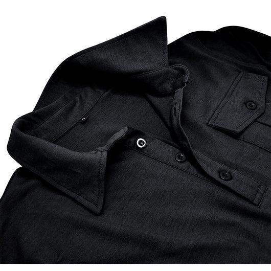 Camisa Clásica de Manga Larga Estilo Europeo para Hombre - Image 32