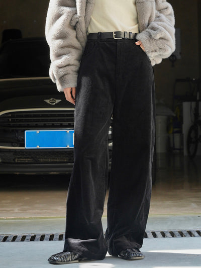 Pantalones Casuales Rectos Cómodos para Mujer con Abrigo Térmico - Image 15