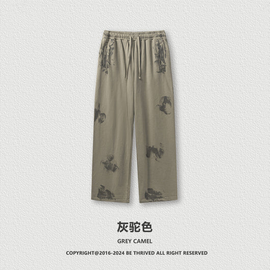 Pantalones Casuales Juveniles Teñidos con Barro - Image 7