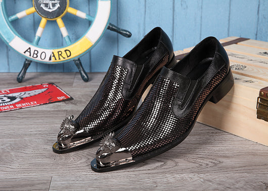 Zapatos de Cuero con Punta Afilada - Estilo Elegante y Moderno - Image 8