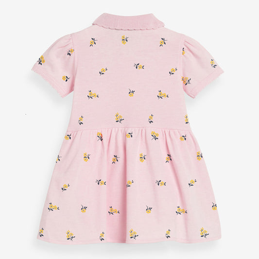 Vestido Polo Niña Manga Corta con Solapa - Image 2