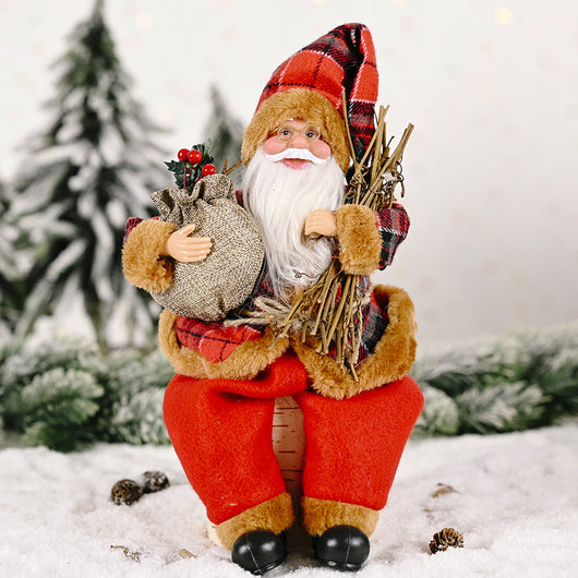 Adornos Muñecos Papá Noel para Árbol de Navidad - Image 8