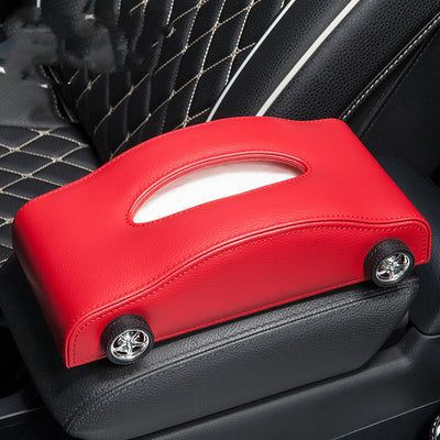 Dispensador de Pañuelos para Auto con Señal de Parada Creativa - Image 12