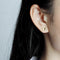 Aretes de Plata con Diseño de Mariposa para Mujer