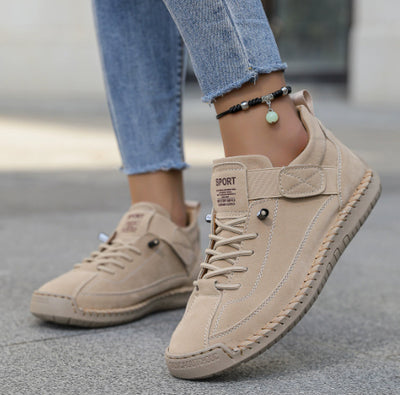 Zapatos Casuales de Otoño-Invierno para Hombre con Suela Plana y Costura a Mano - Image 12