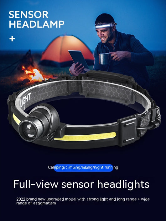 Linterna LED Multifunción con Sensor de Movimiento para Correr Nocturno - Image 7