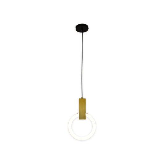 Lámpara Colgante Oval Minimalista Nórdica con Halo Postmoderno - Image 7