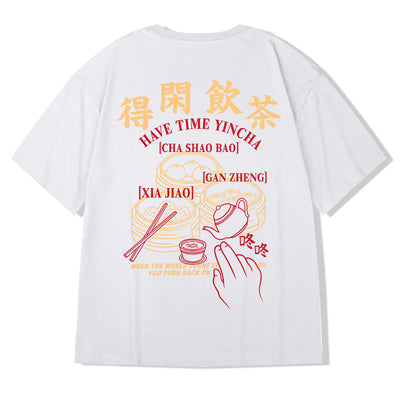 Camiseta Estampado Tide Verano Americano Manga Corta para Hombre - Image 6