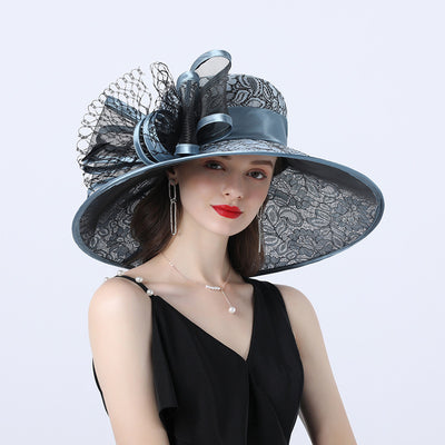 Sombrero de Ala Ancha para Mujer - Tela Satinada Transpirable y Cómodo - Image 3