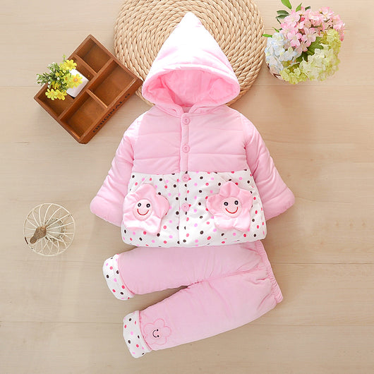 Conjunto de Abrigo Acolchado para Niñas - Otoño e Invierno - Image 3