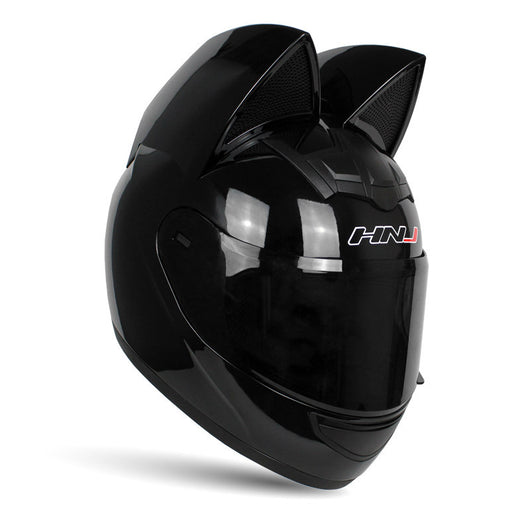 Casco Motocicleta Eléctrica Personalizado con Orejas de Gato para Hombre y Mujer - Image 8