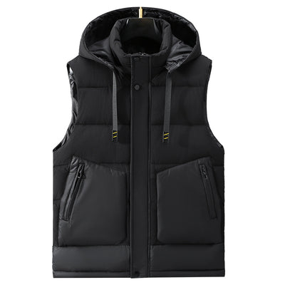 Chaleco de Invierno para Hombre con Capucha Desmontable - Image 5