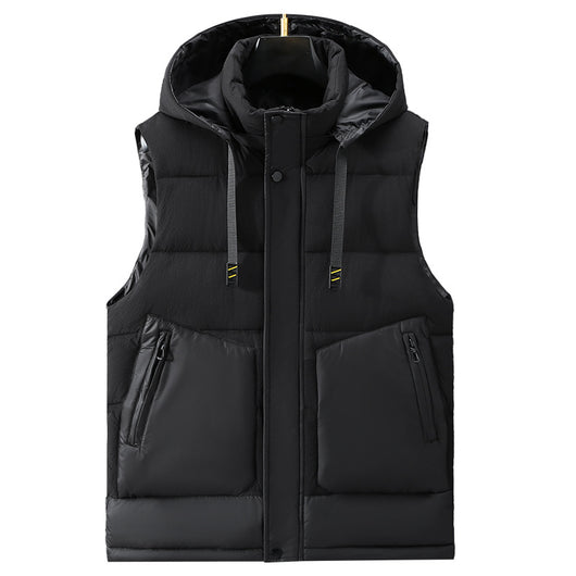 Chaleco de Invierno para Hombre con Capucha Desmontable - Image 5
