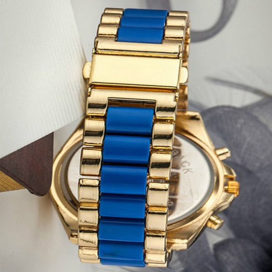 Reloj de Cuarzo con Tres Esferas y Pulsera de Acero Inoxidable - Image 6