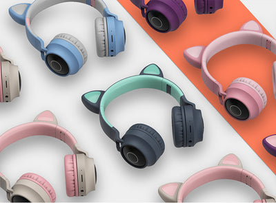 Auriculares Inalámbricos con Orejas LED - Bluetooth 5.0 Plegables para Niños - Image 12
