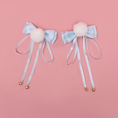 Diadema Blanca con Moño y Campana - Accesorio Adorable - Image 10