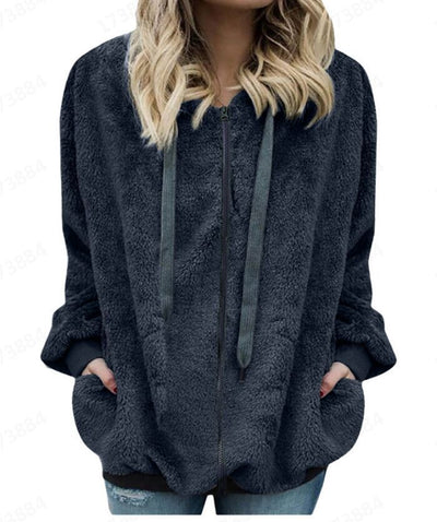 Chaqueta Sudadera de Forro Polar Manga Larga para Mujer - Image 6