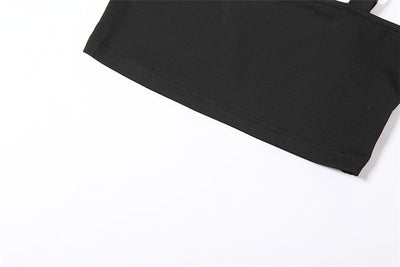 Conjunto de Pantalón Casual Cintura Alta con Top Tubo Encadenado - Image 14