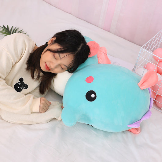 Almohada Peluche Caballo de Mar Ángel Grande - Image 4